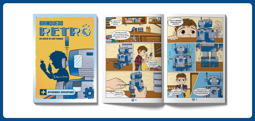 Quadrinho Brinquedo Retro
