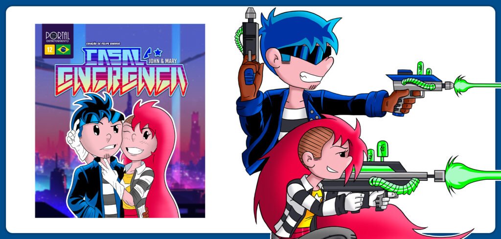 Quadrinho Casal Encrenca